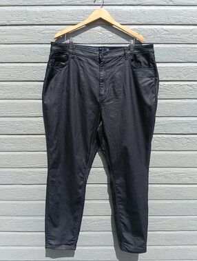 ASOS Black Faux Leather Pants Womens